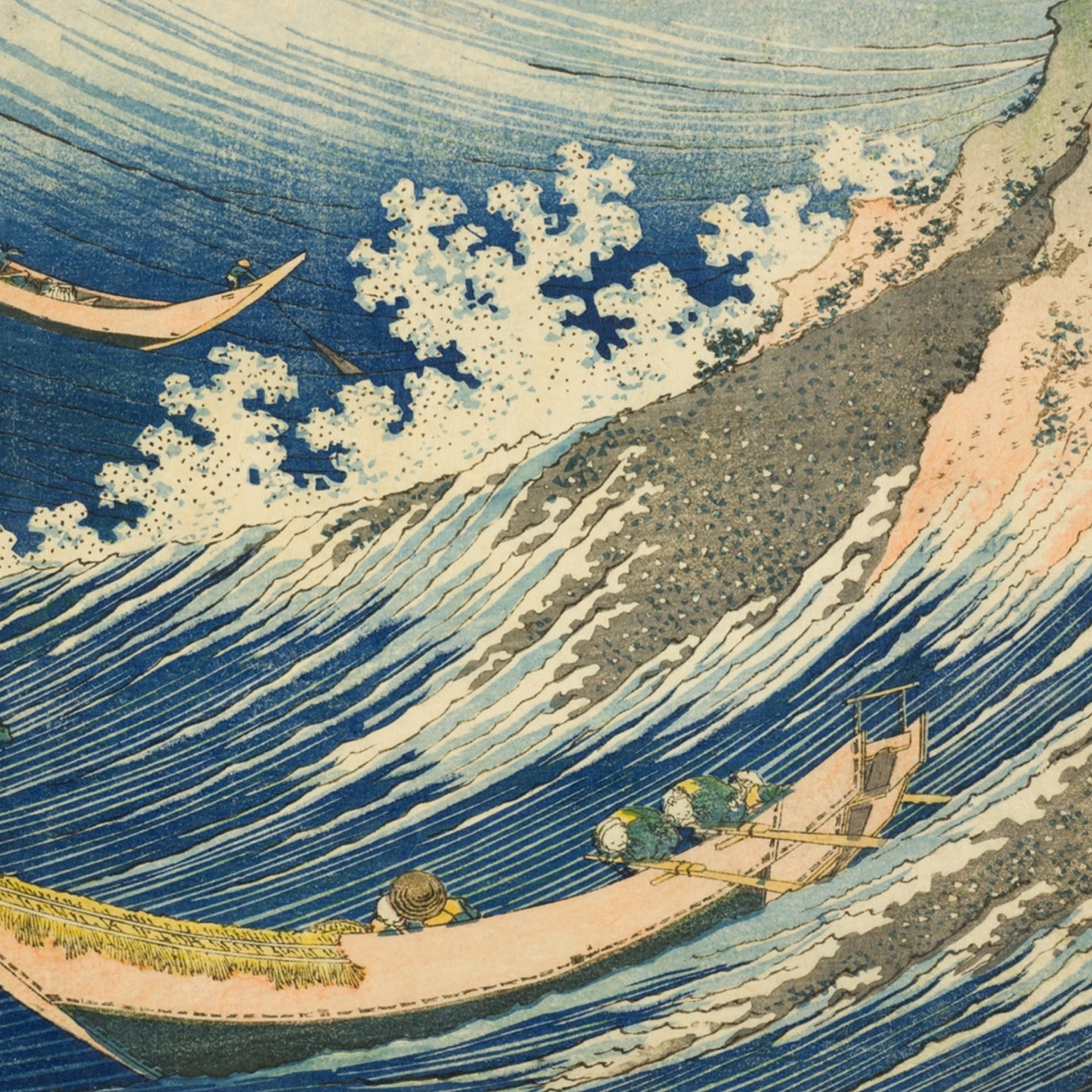 Fishing Boats at Choshi in Shimosa