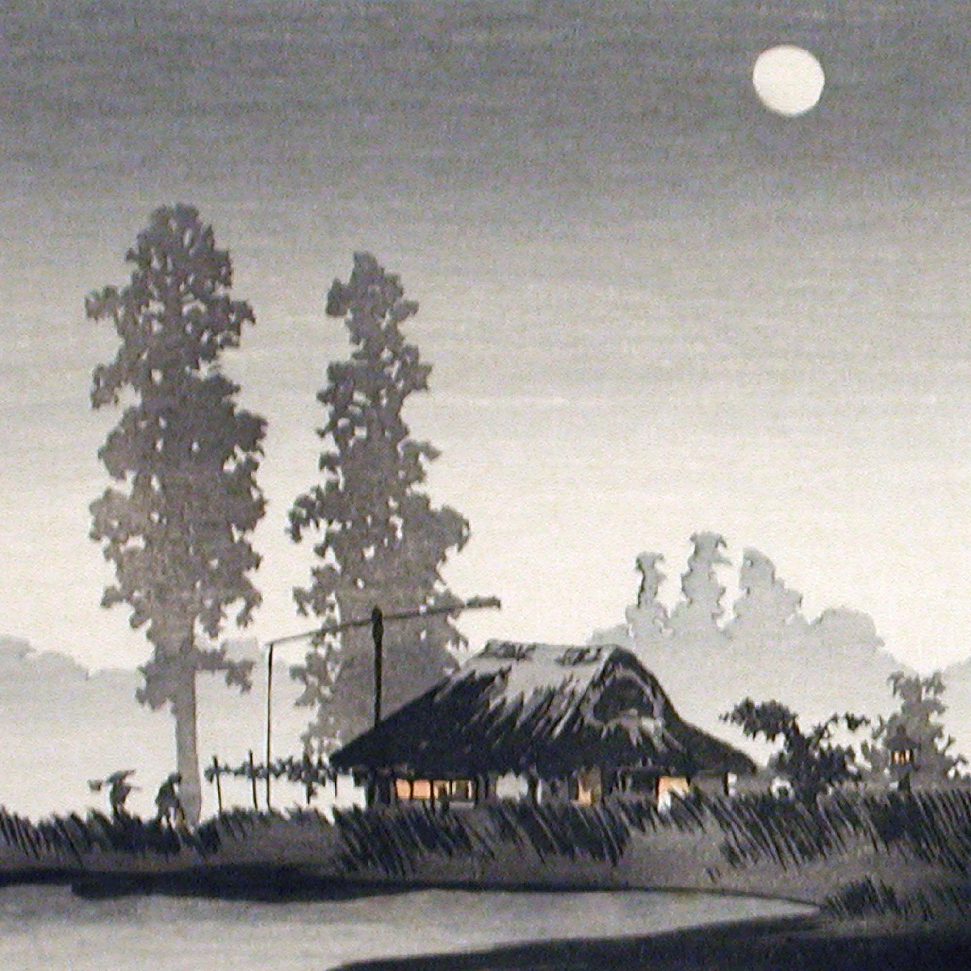 Moon at Egota, Tokyo