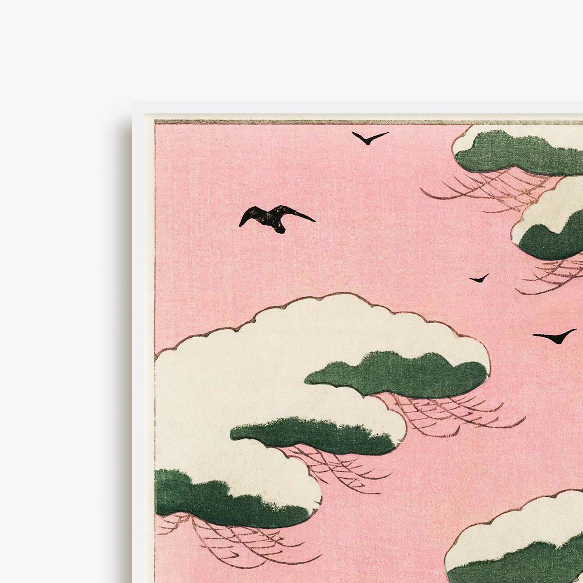Pink sky illustration